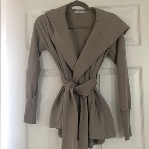 James Perse Belted Sweater Jacket